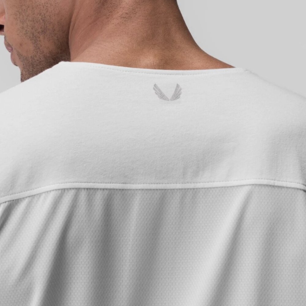 Asrv White Cottonplus Standard Mesh Back Tee - image 4